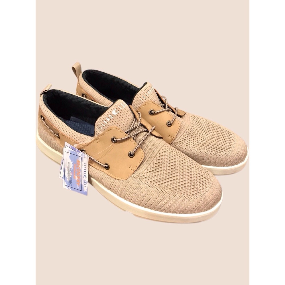 Island Surf Company AFT Khaki Men's 10.5 Boat‎ House Slipper Loafers  Sneakers